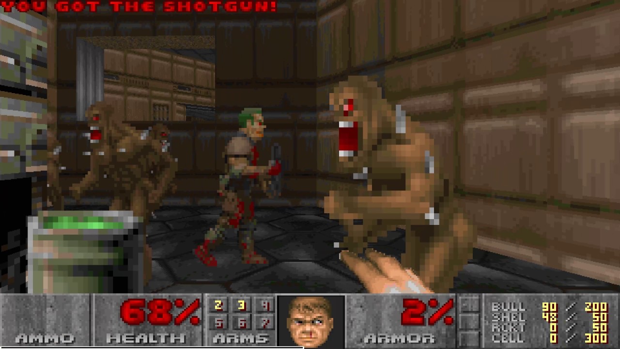 Doom E1M3s Pacifist in 4m15s by Anders Johnsen