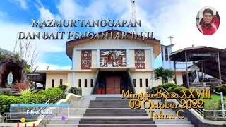 Mazmur Tanggapan  9 Oktober 2022 || Minggu Biasa XXVIII || Tahun C || Edisi Baru || BISIKANHATI