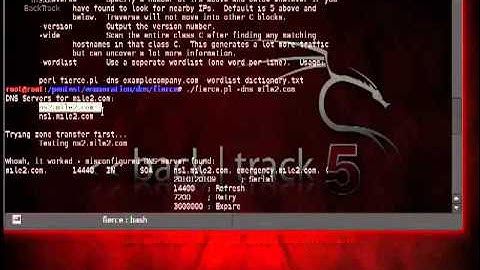 mile2 CPTE BackTrack 5R2 fierce Demo
