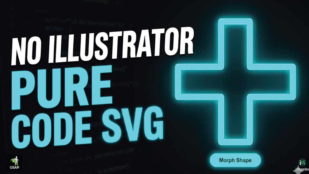 Morph SVG Shapes with GSAP | Advanced Web Animation Tutorial - YouTube