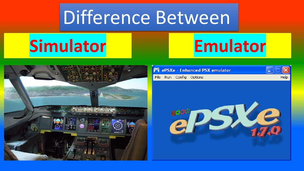 Difference Between Simulator And Emulator YouTube