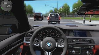 City Car Driving - BMW M5 F10 screenshot 4