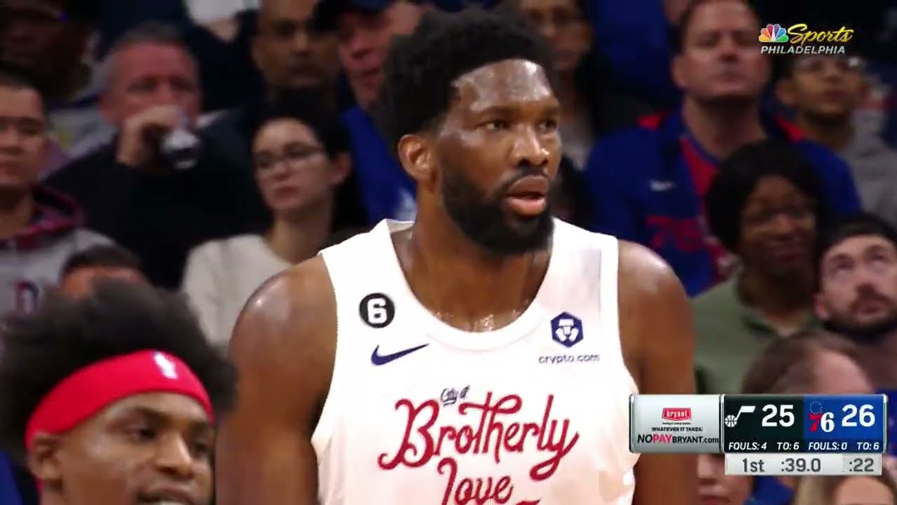 JOEL EMBIID VS JAZZ! CAREER  HIGH! 59 PTS! 7 BLKS! FULL HIGHLIGHTS FULL!