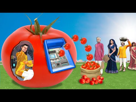 जादुई टमाटर एटीएम Magical Tomato ATM Must Watch New Comedy Video Hindi Kahaniya Comedy Video 202