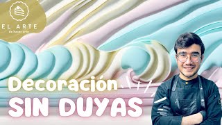 Cómo decorar un pastel sin boquillas o duyas 🎂 - El arte de hacer arte