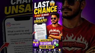 Instagram LAST WARNING 😳 | 8 May se pehle chats save karo!
