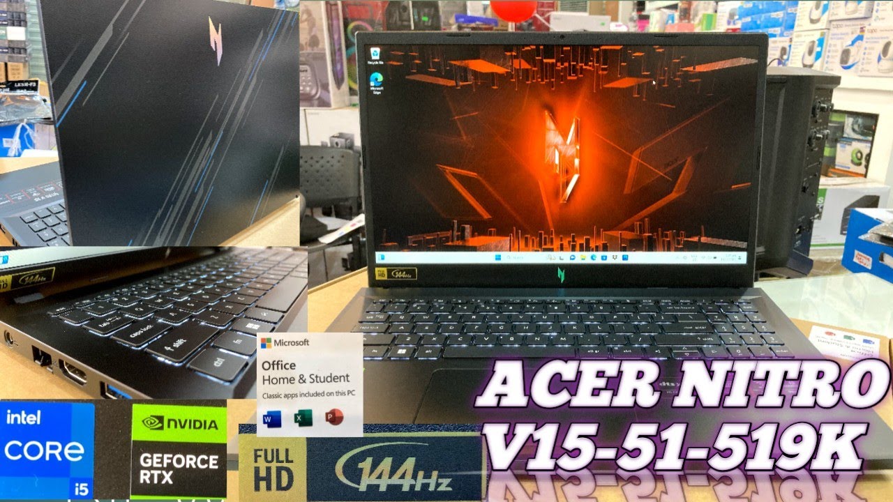 Acer Nitro V15-51-519K I Unboxing Acer Nitro V15 ANV15-51-519K I