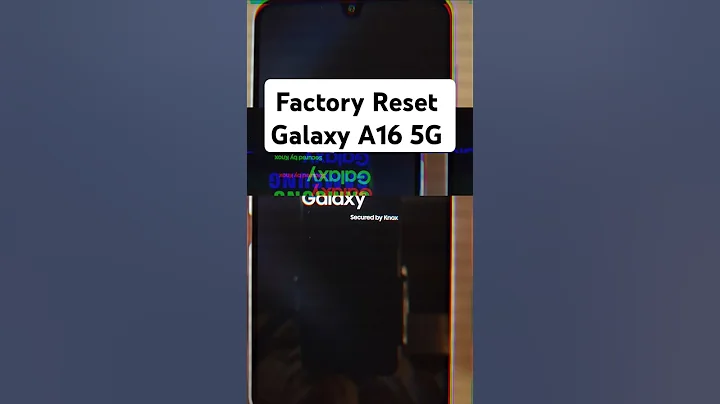 How to Factory Reset Samsung Galaxy A16 5G