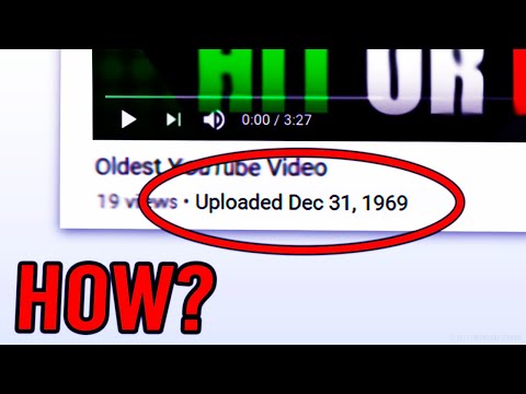 This YouTube Video Was UPLOADED In 1969? (Glitch?)