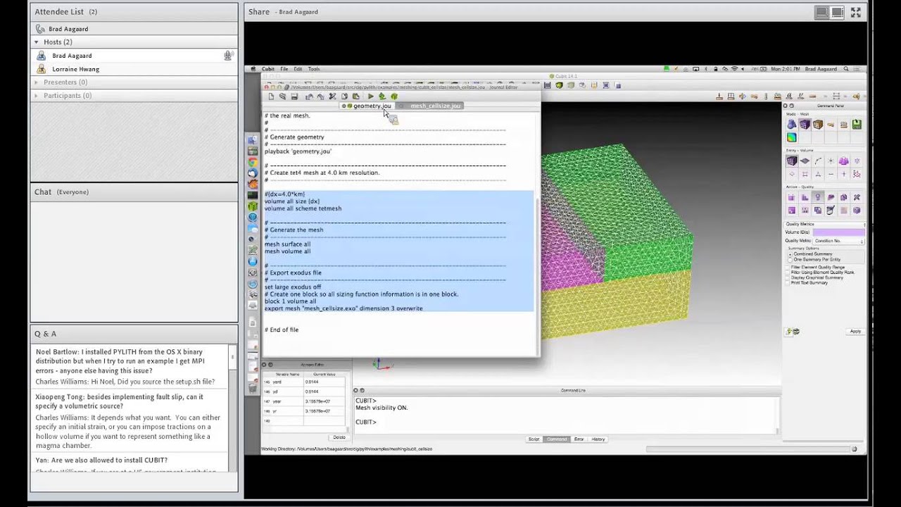 June 23 CDM2014 PyLithTutorial Meshing cellsize