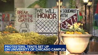 U of C antiwar protesters camp out for 2nd day