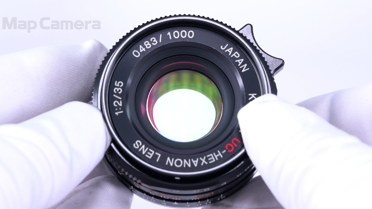 Konica (コニカ) UC-HEXANON (L) 35mm F2 (黒鏡筒) 美品 - YouTube