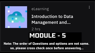 Module-5 Data governance and data compliance||Introduction to DataManagement andSecurity in theCloud