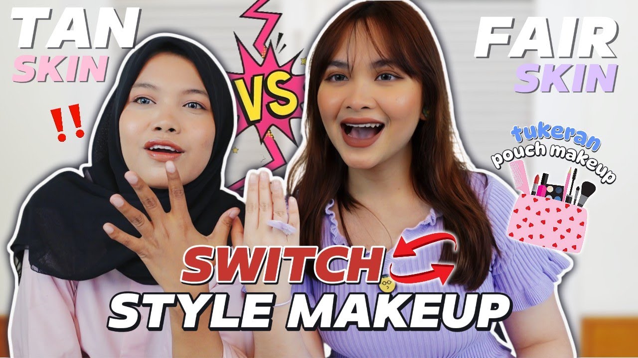 BEDA SKINTONE TAPI TUKERAN POUCH MAKEUP!! APA JADINYA?! 😱