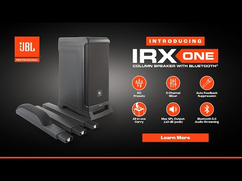 JBL IRX ONE All-In-One Column PA | Launch Announcement