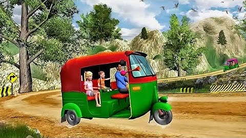 Mountain Auto Tuk Tuk Rickshaw new game 2019 round - 6 Android Game play.