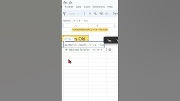 Age Calculator in google sheet 😮😮🔥#shorts #excel