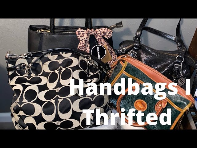 Pre Loved Handbags I THRIFTED [ Coach ~ Steve Madden ~ Dooney