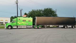 Kenworth T880 with 180 inch ARI Legacy Sleeper and Curtain Side Trailer