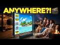 🔥 50 Inch Portable Projector Screen with Stand Review 2026 | Best Outdoor & Home Cinema Screen!