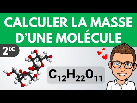 Vidéo: Comment Trouver La Masse D'une Molécule D'une Substance