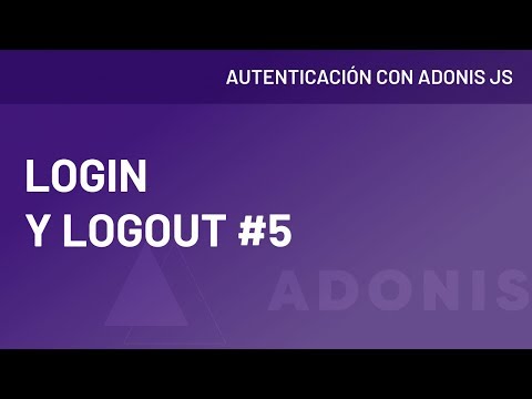 Autenticación Completa con Adonis js - Login y Logout #5