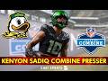 🚨 Kenyon Sadiq NFL Combine Press Conference | Latest Oregon Football News 🚨