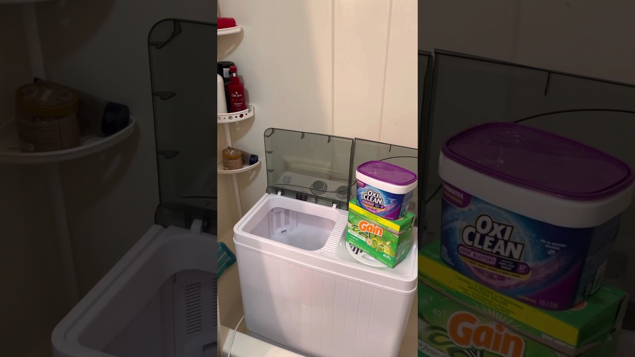 Portable Washing Machine Trick part 1clothing YouTube