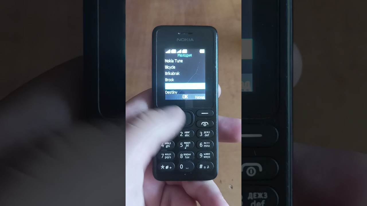 Nokia 108 стандартные мелодии 