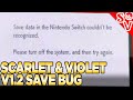 *WARNING* There&#39;s a Bug in Scarlet and Violet V1.2 that&#39;s affecting Save Data