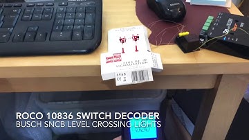 SNCB Crossing Lights - Roco 10836 Switch Decoder