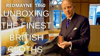 Unboxing the finest British cloths for Bespoke, Made to Measure and Suit Copying.