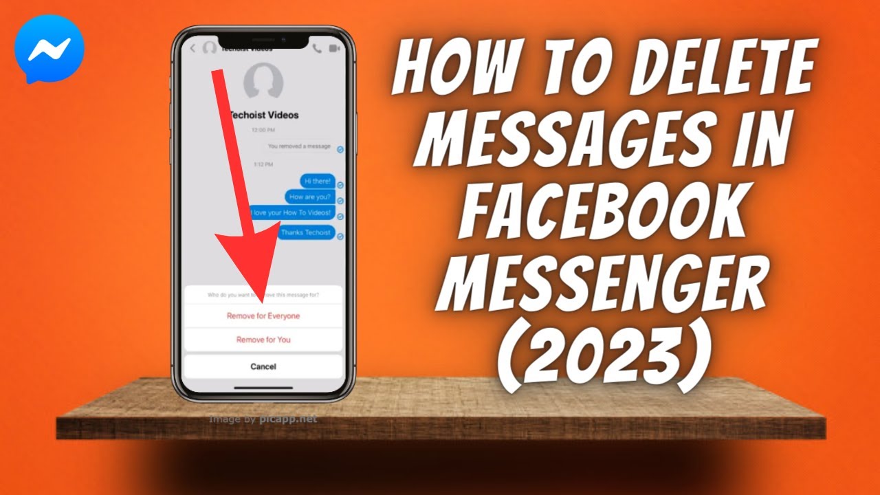 How To Delete Messages In Facebook Messenger 2020 Youtube