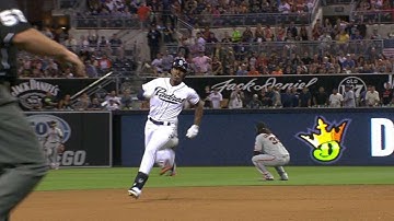 SF@SD: Upton Jr. triples deep to the outfield