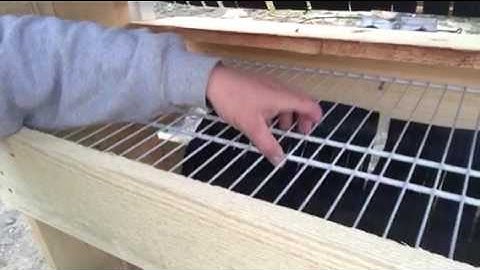 Roll away nest boxes