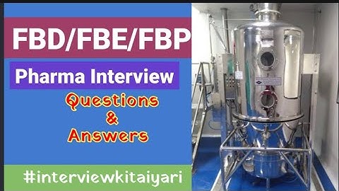 FBD।Pharma Interview questions and answers on FBD।RBF