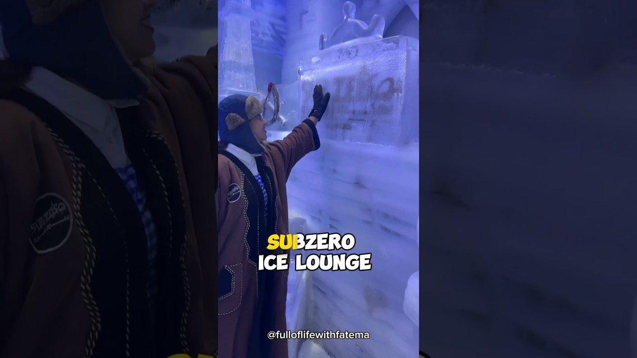 Sub Zero Ice Lounge Qatar||Coldest Cafe in Qatar🇶🇦||