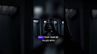 Darth Vader’s epic birthday message: the force is strong with you!