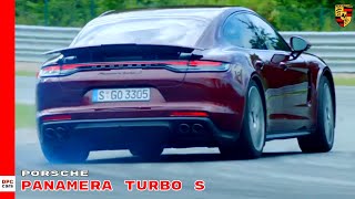 21 Porsche Panamera Turbo S In Cherry Metallic Youtube