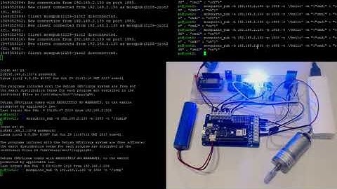 MKR1010 MQTT control  MKR Relay Board