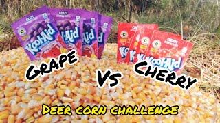 KOOLAID Deer Corn Challenge/Who Do You Think Wins???