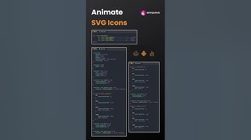 Animate SVG Icons using HTML and CSS | #shorts