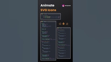 Animate SVG Icons using HTML and CSS | #shorts