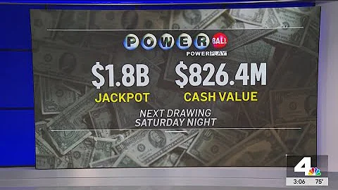 Powerball jackpot climbs to $1.8 billion ahead of Saturday's drawing