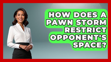 How Does A Pawn Storm Restrict Opponent