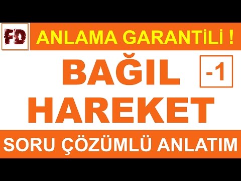 BAĞIL HAREKET -1 [ SORU ÇÖZÜMLÜ ] (ANLAMA GARANTİLİ)