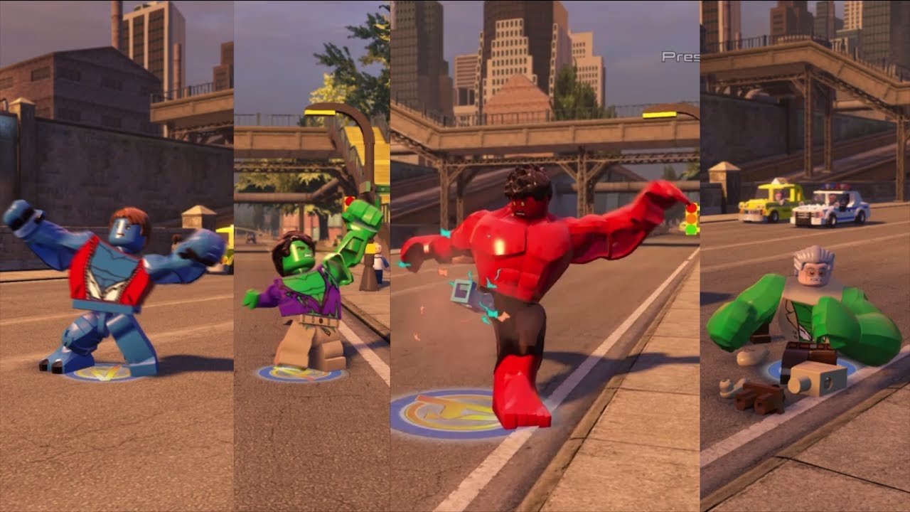 LEGO MARVEL's Avengers - Big Fig Transformations (A-Bomb, Hulk, Red Hulk, Stan Lee)