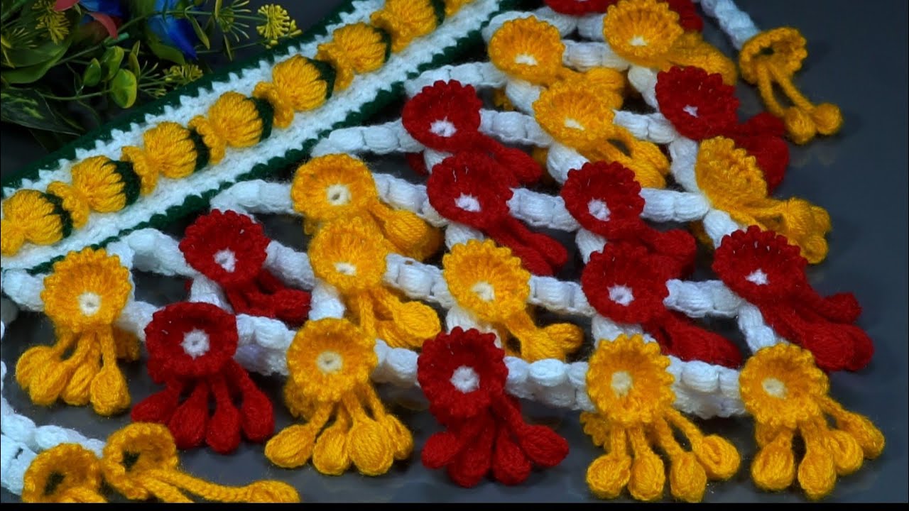 Divine°!! 🎀💗Festive Crochet Toran Design | Easy Toran Tutorial | Step-by-Step