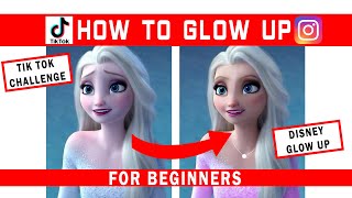 Disney Princess iPad Instagram Elsa Glow Up Transformation Tutorial screenshot 2