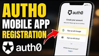 How to register with Auth0 Universal Login for mobile apps - Easy Tutorial screenshot 3